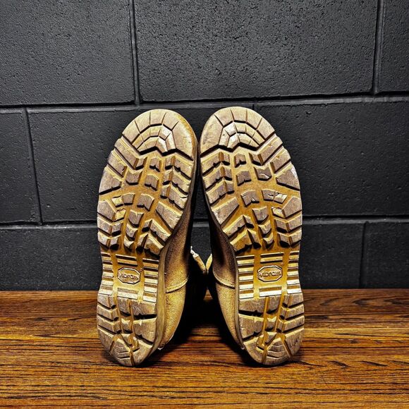 Vintage Wellco Desert Tan Leather Tactical Combat Boots USGI Men’s 8.5 Wide - Picture 8 of 8